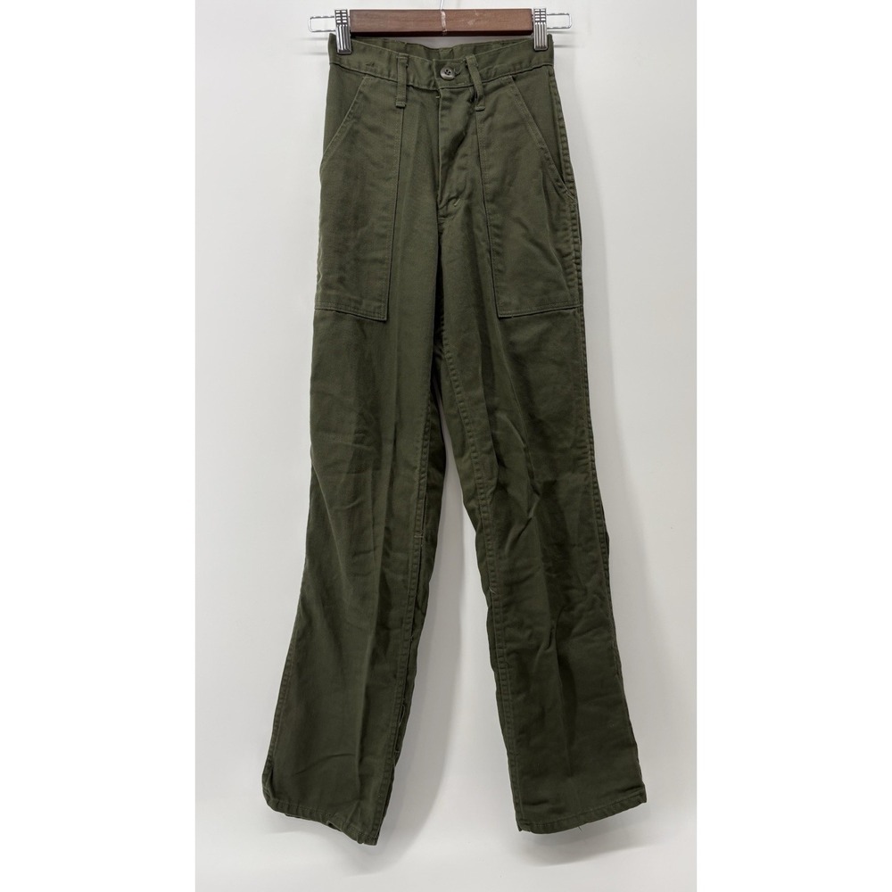 Vietnam Woman's Military Jungle Combat Utility Slacks Pants Cotton Sateen OG-107